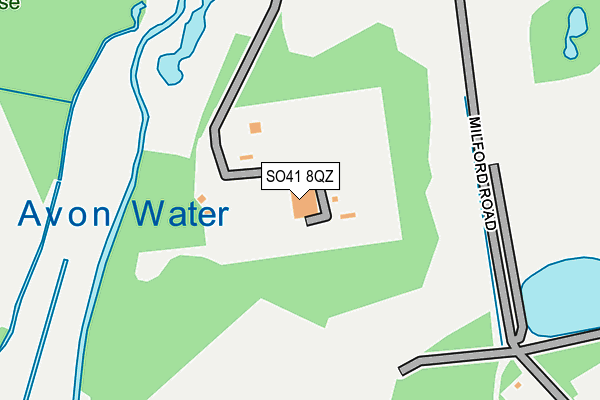 SO41 8QZ map - OS OpenMap – Local (Ordnance Survey) SO41 8QZ map - OS OpenMap – Local (Ordnance Survey)