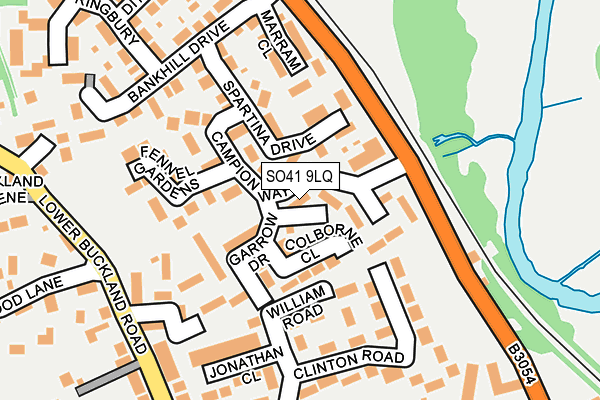 SO41 9LQ map - OS OpenMap – Local (Ordnance Survey) SO41 9LQ map - OS OpenMap – Local (Ordnance Survey)