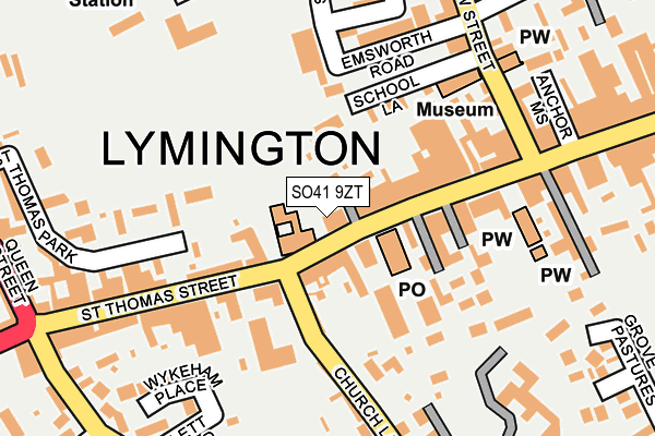 SO41 9ZT map - OS OpenMap – Local (Ordnance Survey) SO41 9ZT map - OS OpenMap – Local (Ordnance Survey)