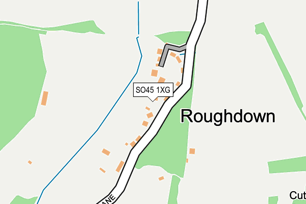 SO45 1XG map - OS OpenMap – Local (Ordnance Survey) SO45 1XG map - OS OpenMap – Local (Ordnance Survey)