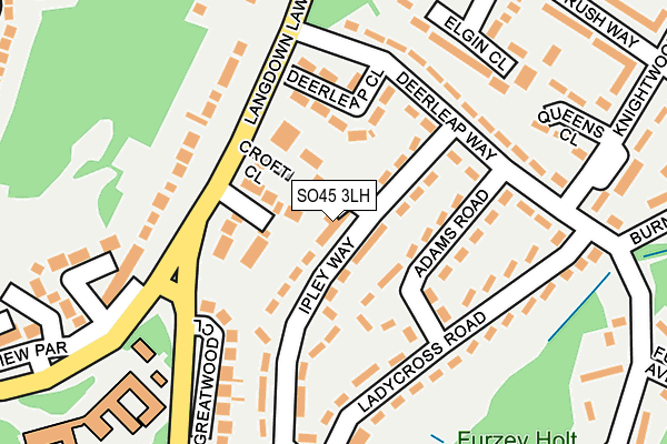SO45 3LH map - OS OpenMap – Local (Ordnance Survey) SO45 3LH map - OS OpenMap – Local (Ordnance Survey)
