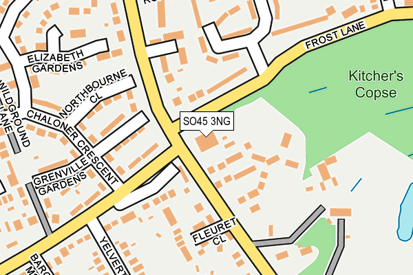 SO45 3NG map - OS OpenMap – Local (Ordnance Survey) SO45 3NG map - OS OpenMap – Local (Ordnance Survey)