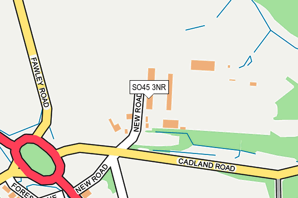 SO45 3NR map - OS OpenMap – Local (Ordnance Survey) SO45 3NR map - OS OpenMap – Local (Ordnance Survey)