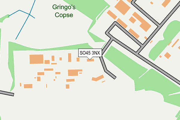 SO45 3NX map - OS OpenMap – Local (Ordnance Survey) SO45 3NX map - OS OpenMap – Local (Ordnance Survey)