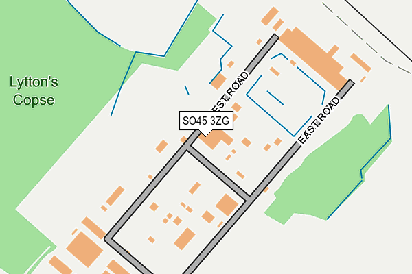 SO45 3ZG map - OS OpenMap – Local (Ordnance Survey) SO45 3ZG map - OS OpenMap – Local (Ordnance Survey)