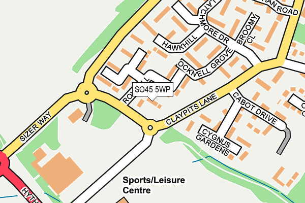 SO45 5WP map - OS OpenMap – Local (Ordnance Survey) SO45 5WP map - OS OpenMap – Local (Ordnance Survey)
