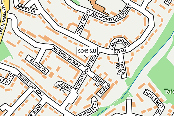 SO45 6JJ map - OS OpenMap – Local (Ordnance Survey) SO45 6JJ map - OS OpenMap – Local (Ordnance Survey)