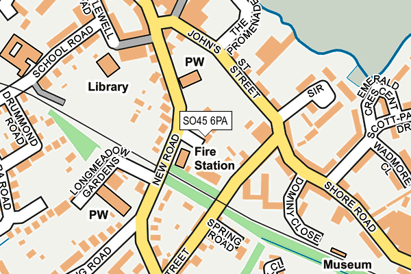 SO45 6PA map - OS OpenMap – Local (Ordnance Survey) SO45 6PA map - OS OpenMap – Local (Ordnance Survey)