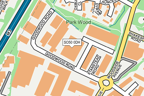 SO50 0DH map - OS OpenMap – Local (Ordnance Survey) SO50 0DH map - OS OpenMap – Local (Ordnance Survey)