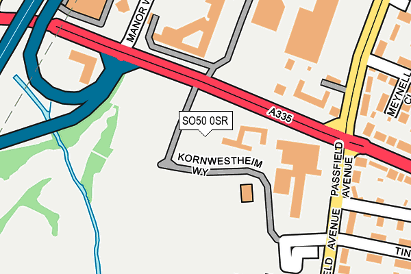 SO50 0SR map - OS OpenMap – Local (Ordnance Survey) SO50 0SR map - OS OpenMap – Local (Ordnance Survey)