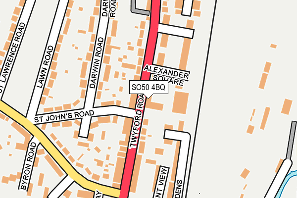 SO50 4BQ map - OS OpenMap – Local (Ordnance Survey) SO50 4BQ map - OS OpenMap – Local (Ordnance Survey)