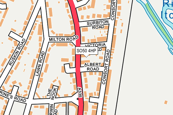 SO50 4HP map - OS OpenMap – Local (Ordnance Survey) SO50 4HP map - OS OpenMap – Local (Ordnance Survey)
