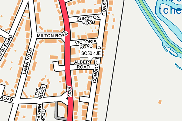 SO50 4JE map - OS OpenMap – Local (Ordnance Survey) SO50 4JE map - OS OpenMap – Local (Ordnance Survey)