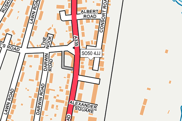 SO50 4JJ map - OS OpenMap – Local (Ordnance Survey)