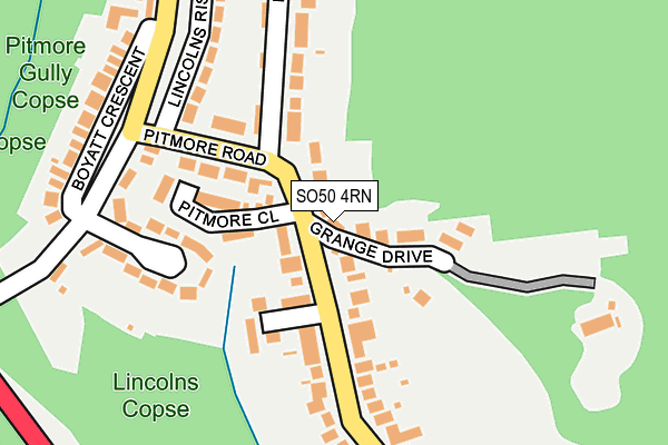 SO50 4RN map - OS OpenMap – Local (Ordnance Survey) SO50 4RN map - OS OpenMap – Local (Ordnance Survey)