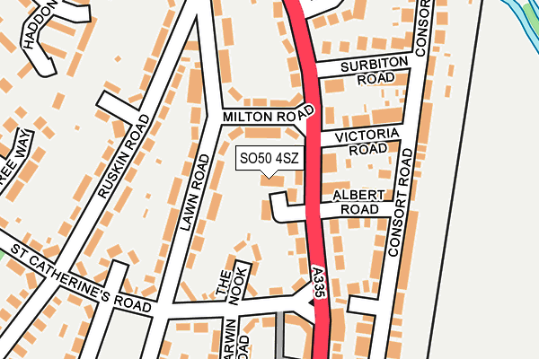 SO50 4SZ map - OS OpenMap – Local (Ordnance Survey) SO50 4SZ map - OS OpenMap – Local (Ordnance Survey)