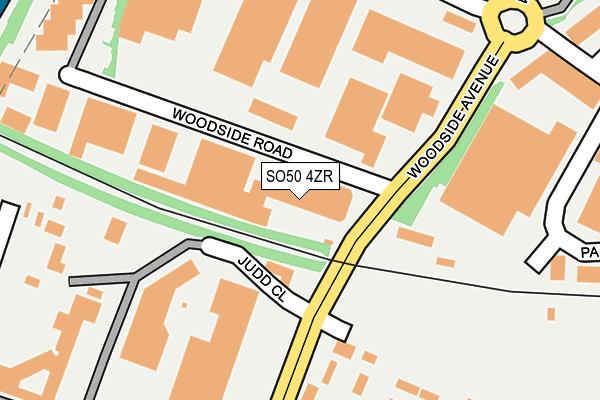 SO50 4ZR map - OS OpenMap – Local (Ordnance Survey) SO50 4ZR map - OS OpenMap – Local (Ordnance Survey)