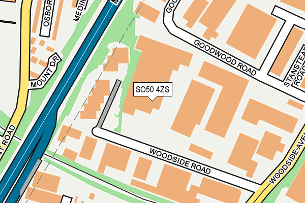 SO50 4ZS map - OS OpenMap – Local (Ordnance Survey) SO50 4ZS map - OS OpenMap – Local (Ordnance Survey)
