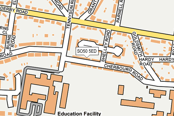 SO50 5ED map - OS OpenMap – Local (Ordnance Survey) SO50 5ED map - OS OpenMap – Local (Ordnance Survey)
