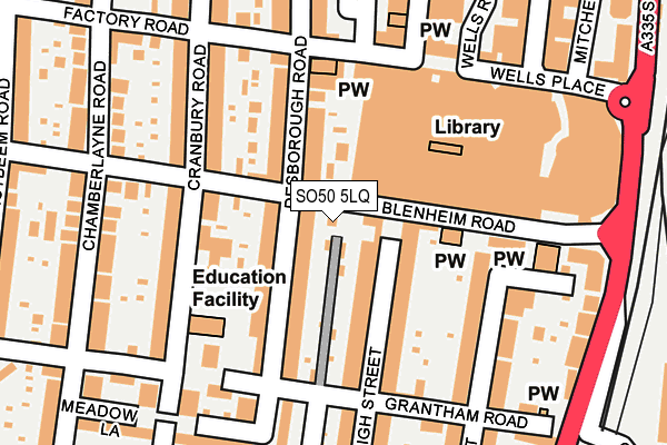 SO50 5LQ map - OS OpenMap – Local (Ordnance Survey) SO50 5LQ map - OS OpenMap – Local (Ordnance Survey)