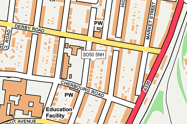 SO50 5NH map - OS OpenMap – Local (Ordnance Survey) SO50 5NH map - OS OpenMap – Local (Ordnance Survey)