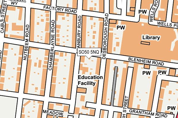 SO50 5NQ map - OS OpenMap – Local (Ordnance Survey) SO50 5NQ map - OS OpenMap – Local (Ordnance Survey)