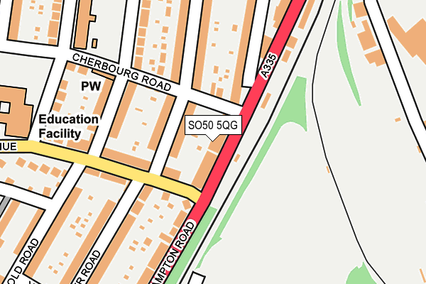 SO50 5QG map - OS OpenMap – Local (Ordnance Survey) SO50 5QG map - OS OpenMap – Local (Ordnance Survey)
