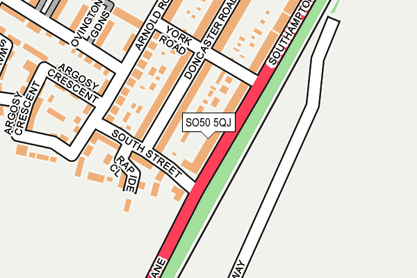 SO50 5QJ map - OS OpenMap – Local (Ordnance Survey) SO50 5QJ map - OS OpenMap – Local (Ordnance Survey)