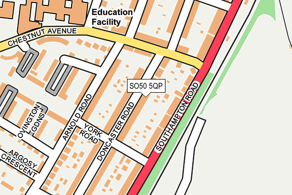 SO50 5QP map - OS OpenMap – Local (Ordnance Survey) SO50 5QP map - OS OpenMap – Local (Ordnance Survey)