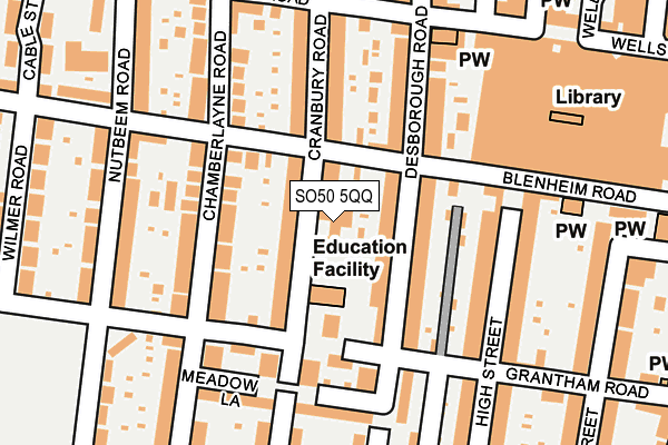 SO50 5QQ map - OS OpenMap – Local (Ordnance Survey) SO50 5QQ map - OS OpenMap – Local (Ordnance Survey)