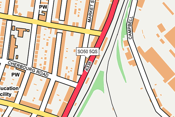 SO50 5QS map - OS OpenMap – Local (Ordnance Survey) SO50 5QS map - OS OpenMap – Local (Ordnance Survey)