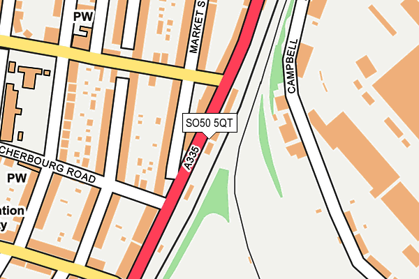SO50 5QT map - OS OpenMap – Local (Ordnance Survey) SO50 5QT map - OS OpenMap – Local (Ordnance Survey)