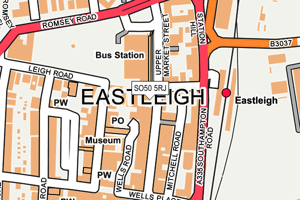 SO50 5RJ map - OS OpenMap – Local (Ordnance Survey) SO50 5RJ map - OS OpenMap – Local (Ordnance Survey)
