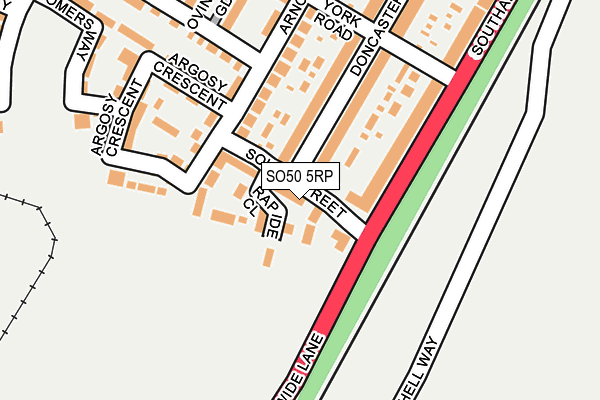 SO50 5RP map - OS OpenMap – Local (Ordnance Survey) SO50 5RP map - OS OpenMap – Local (Ordnance Survey)