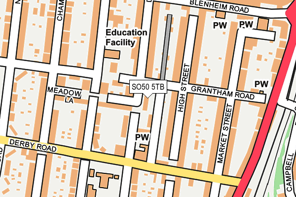 SO50 5TB map - OS OpenMap – Local (Ordnance Survey) SO50 5TB map - OS OpenMap – Local (Ordnance Survey)