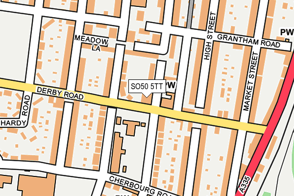 SO50 5TT map - OS OpenMap – Local (Ordnance Survey) SO50 5TT map - OS OpenMap – Local (Ordnance Survey)
