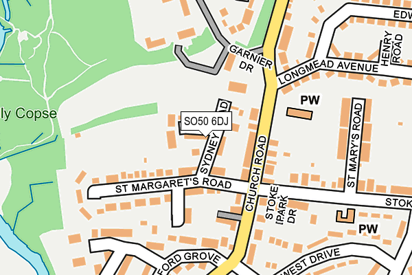 SO50 6DJ map - OS OpenMap – Local (Ordnance Survey) SO50 6DJ map - OS OpenMap – Local (Ordnance Survey)