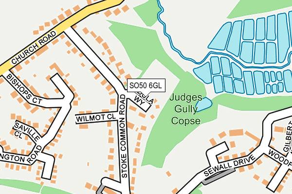 SO50 6GL map - OS OpenMap – Local (Ordnance Survey) SO50 6GL map - OS OpenMap – Local (Ordnance Survey)