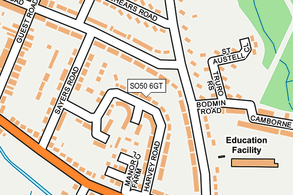 SO50 6GT map - OS OpenMap – Local (Ordnance Survey) SO50 6GT map - OS OpenMap – Local (Ordnance Survey)