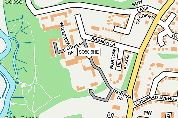 SO50 6HE map - OS OpenMap – Local (Ordnance Survey) SO50 6HE map - OS OpenMap – Local (Ordnance Survey)