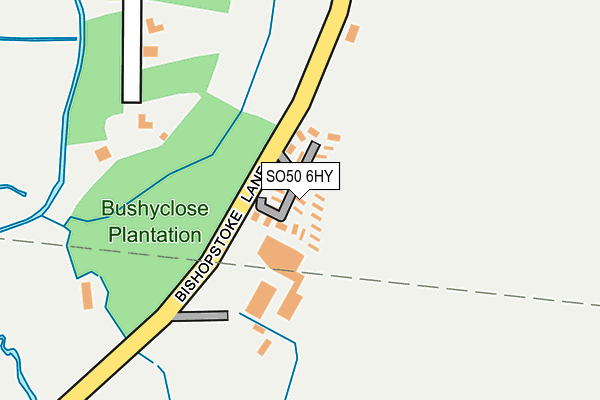 SO50 6HY map - OS OpenMap – Local (Ordnance Survey) SO50 6HY map - OS OpenMap – Local (Ordnance Survey)