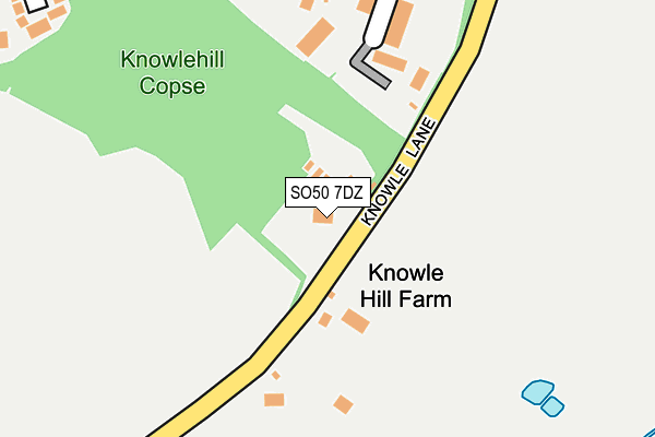 SO50 7DZ map - OS OpenMap – Local (Ordnance Survey) SO50 7DZ map - OS OpenMap – Local (Ordnance Survey)