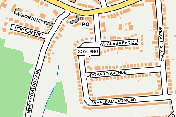 SO50 8HG map - OS OpenMap – Local (Ordnance Survey) SO50 8HG map - OS OpenMap – Local (Ordnance Survey)