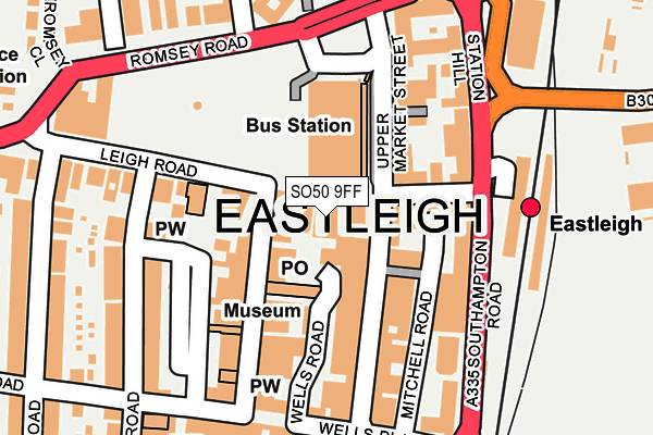 SO50 9FF map - OS OpenMap – Local (Ordnance Survey) SO50 9FF map - OS OpenMap – Local (Ordnance Survey)