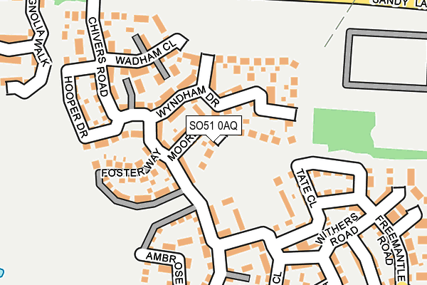 SO51 0AQ map - OS OpenMap – Local (Ordnance Survey) SO51 0AQ map - OS OpenMap – Local (Ordnance Survey)