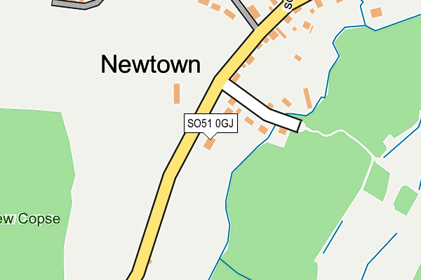 SO51 0GJ map - OS OpenMap – Local (Ordnance Survey) SO51 0GJ map - OS OpenMap – Local (Ordnance Survey)