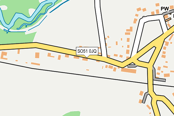 SO51 0JQ map - OS OpenMap – Local (Ordnance Survey) SO51 0JQ map - OS OpenMap – Local (Ordnance Survey)