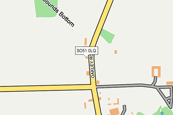 SO51 0LQ map - OS OpenMap – Local (Ordnance Survey) SO51 0LQ map - OS OpenMap – Local (Ordnance Survey)