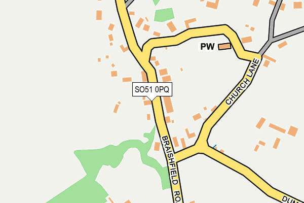 SO51 0PQ map - OS OpenMap – Local (Ordnance Survey) SO51 0PQ map - OS OpenMap – Local (Ordnance Survey)