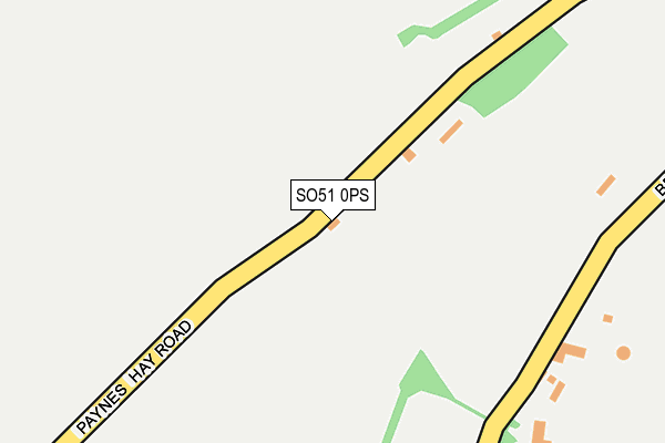 SO51 0PS map - OS OpenMap – Local (Ordnance Survey) SO51 0PS map - OS OpenMap – Local (Ordnance Survey)